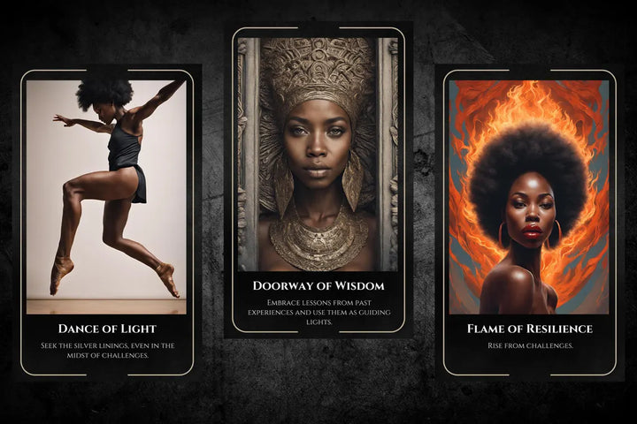 Oracle Cards Dance of Light Doorway Wisdom Flame Resilience
