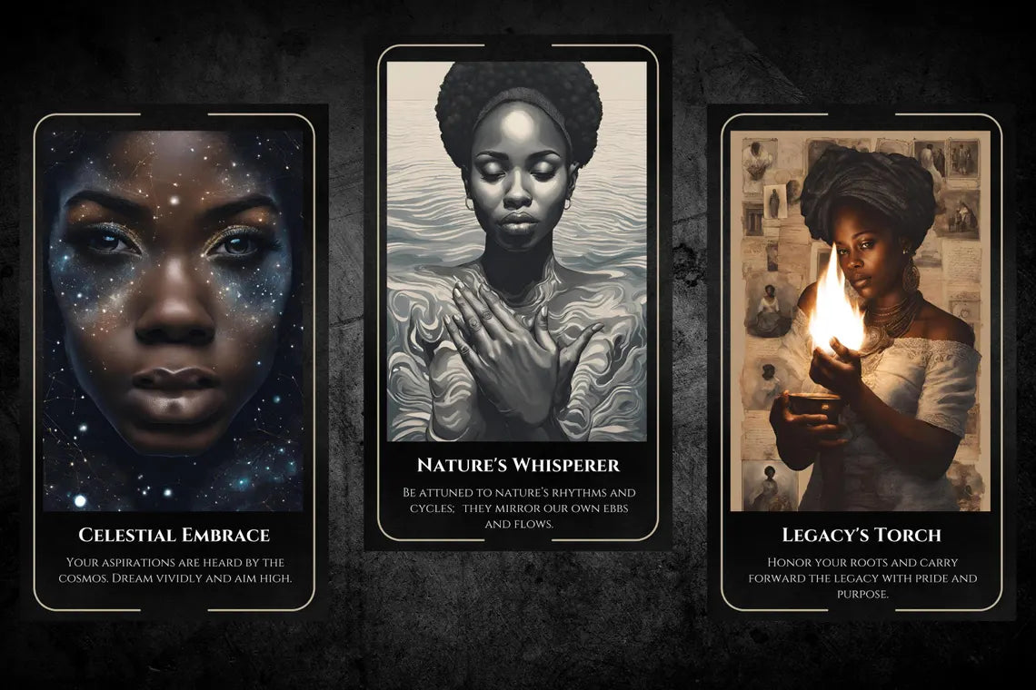 Ancestral Oracle Deck Celestial Embrace Nature Whisperer Legacy Torch