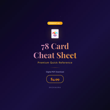 78 Card Tarot Cheat Sheet Premium PDF