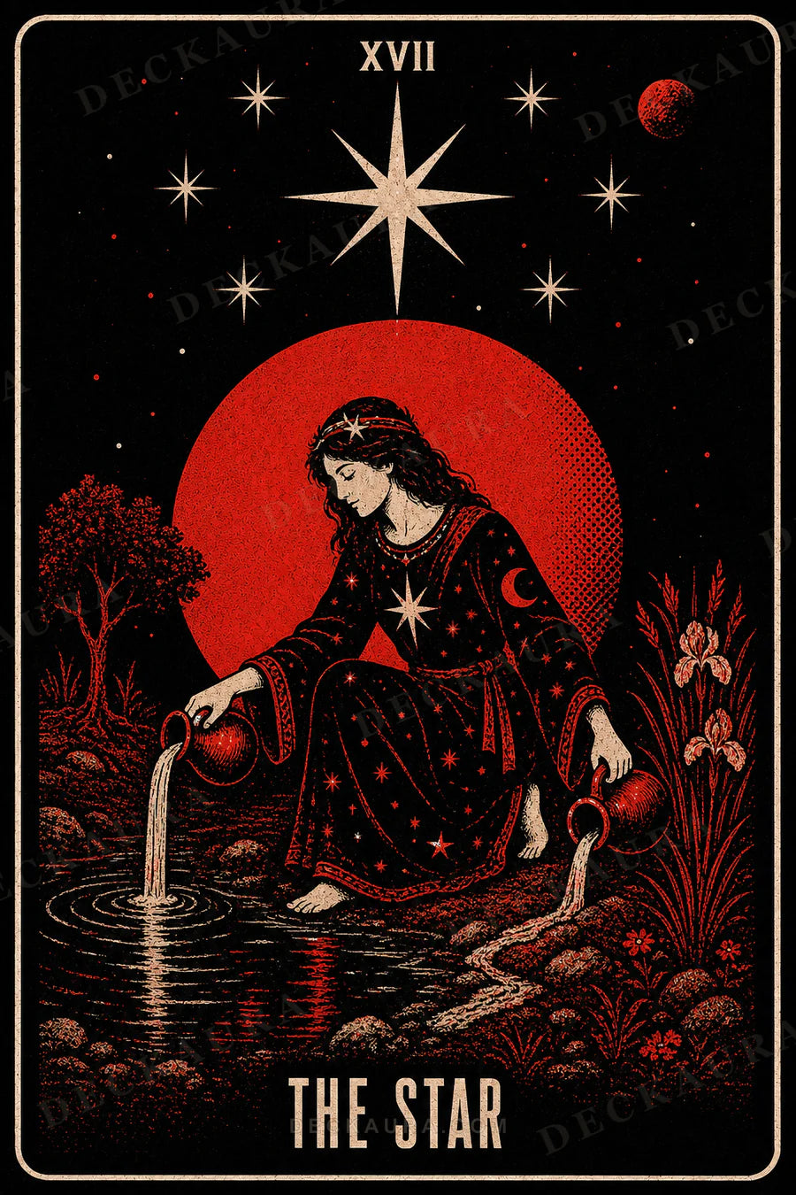 The Star, the tarot archetype associated with Aquarius