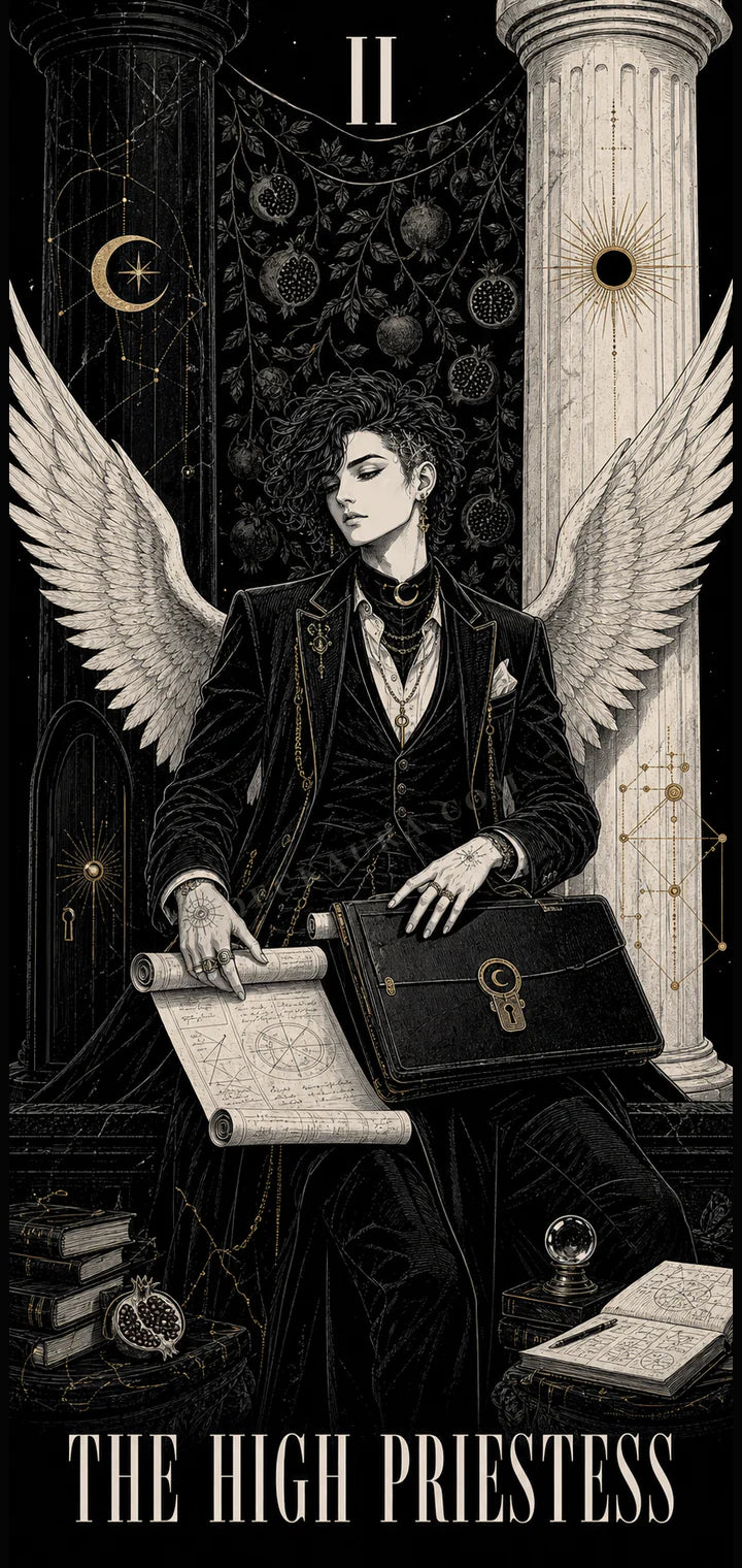 The High Priestess career tarot card representing the unseen factor