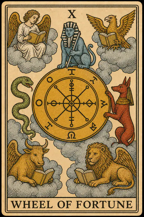 Wheel of Fortune tarot card