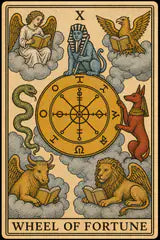 Wheel of Fortune tarot card