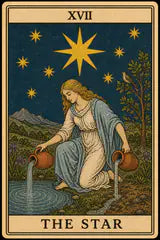 The Star tarot card